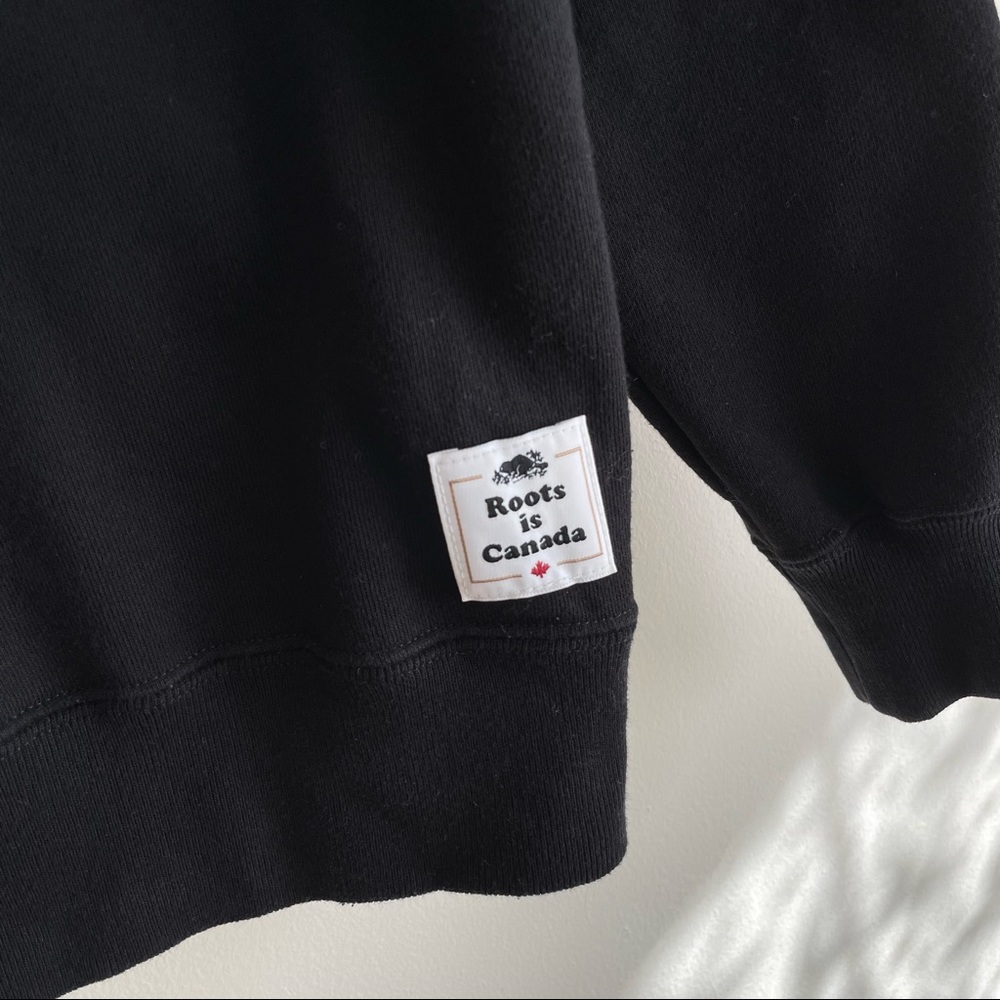 Roots Canada 1/4 Zip Stein Colourblock Sweater - Picture 7 of 12
